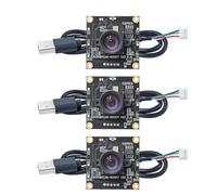 Eighosee 3 Pezzi OV9732 Modulo Telecamera 100 Gradi 1280x720 30 Fps per Autodarts Io con da 2 M, Dimensioni PCB: 32x32 mm, Modulo Telecamera