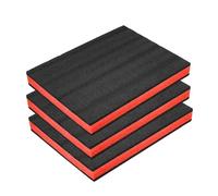 Eighosee 3pack Cuttable Poliuretano Fogli di Schiuma Cassetta per Utensili In Schiuma per Attrezzi Schiuma di Toolbox