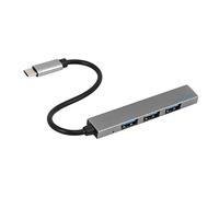 Eighosee 4 in 1 Hub USB Type-C Adattatore USB-C Con 4 Porta USB 3.1 Per Pro T-809A grigio