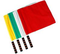 Eighosee 4 Pezzi Bandiere per Arbitro Bandiere per Guardalinee di Pallavolo Bandiere per Mano Arbitro Bandiere per Arbitro di Pallavolo Bandiere per Giudice di di Pallavolo