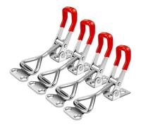 Eighosee 4 Pezzi Morsetto A Levetta 4001 Chiusure A Levetta Regolabili In Acciaio Inossidabile 304 per Coperchio Affumicatore, Porta Congelatore