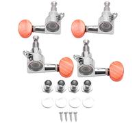 Eighosee 4 Pz Chitarra String Tuning Pioli 2R & 2L Chitarra Acustica Tuning Machine Heads per Ukulele Uke Parts