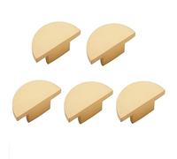 Eighosee 5 Confezione di Maniglie per Cassetti In Massiccio, Pomelli Semicircolari per Ante e Maniglie per Mobili da Cucina, Pomelli per Armadi e Cassetti di Facile Utilizzo