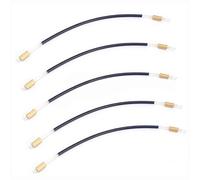 Eighosee 5 cordiere per violino 4/4, colore nero