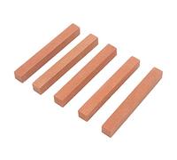 Eighosee 5 pezzi 10,2 cm pietra abrasiva per limare tasti levigatura pulizia set gomma per chitarra, ukulele, mandolino riparazione manutenzione (arancione)