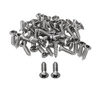 Eighosee 50 viti per chitarra per battipenna, colore: argento