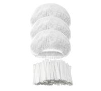 Eighosee 500 Pezzi di Cuffie Monouso Bouffant Bulk 21 Pollici Cuffia Antipolvere Retine per Capelli per il Servizio di Ristorazione B