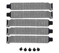 Eighosee 5PCS Deflettore di ventilazione telaio del computer lunetta PCI Bit di espansione slot blocco scheda audio lunetta (con 5 viti)