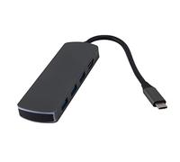 Eighosee 6 in 1 USB C HUB USB a Multi USB 3.0 Card Reader Adapter USB Splitter per Pro Air USB Dock Type C HUB (verde)