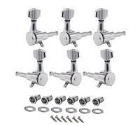 Eighosee 6 PCS Manopole per Corde per Chitarra ElettricaBlocco per Corde Posteriori Completamente Chiuso Mandrini per Chitarra Twist