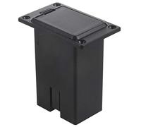 Eighosee 6pcs nero 9v Battery Holder / caso/scatola vano vano di copertura della chitarra &