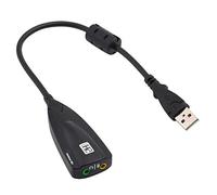 Eighosee 7.1 Canali USB Scheda Audio 3D Esterna Adattatore Audio 3.5mm Splitter Audio per PC Desktop Laptop