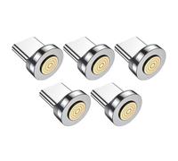 Eighosee 7Pin Tipo C Punte Spina Magnetica Adattatore di Ricarica Rapida per Caricabatterie Magnetico Connettore Rotante A 360° 5 PZ