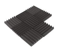 Eighosee 8Pcs 305 x 305 x 45 mm schiuma fonoassorbente fonoassorbente schiuma fonoassorbente studio camera assorbimento cuneo piastrelle schiuma di poliuretano