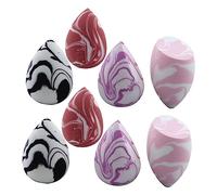 Eighosee 8Pcs Foundation Cream Makeup Sponge Puff Strumenti per il Trucco di Bellezza per Polvere, Crema o Applicazione