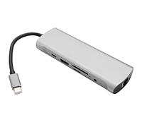 Eighosee 9 in 1 USB C HUB Rj45 Adattatore per Pro Type-C con TF SD USB 3.0 Pro per Mate