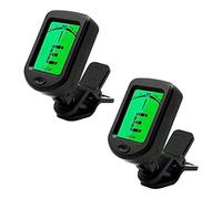 Eighosee Accessori di ricambio per accordatore professionale a clip per chitarra acustica/elettrica, ukulele, violino, basso e modalità di accordatura cromatica (confezione da 2)