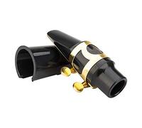 Eighosee Accessori per sassofono Bocchino per sassofono con coperchio, clip, cuscinetti dentali, accessori per strumenti musicali