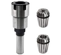 Eighosee Adattatore convertitore mandrino estensione pinza router 1/2 pollici, convertitore bit router 1/2 pollici e 1/4 pollici