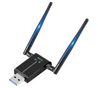 Eighosee Adattatore WiFi USB a Lungo Raggio da 1300 Mbps per PC Desktop Portatile, Adattatore Wireless USB Dual Band 2,4 GHz 5 GHz Internet Stick