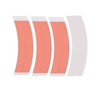 Eighosee Adesivo Biadesivo un Forma di Tessitura Capelli CC per Extension di Capelli, Sostituzione del Nastro per Extension di Capelli (Confezione da 36 Pezzi) B