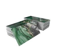 Eighosee Adesivo Piastrelle della Metropolitana in PVC Spesso in PVC da 16 Pezzi di Piastrelle da Parete per Buccia e Bastoncini.