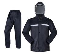 Eighosee Antipioggia Impermeabile All'Aperto Escursionismo Ciclismo Pesca Impermeabile Poncho Impermeabile A Prova di, 4XL 1 Pezzo