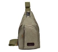 Eighosee ArmyGreen, borsa a tracolla in tela, unisex, multifunzione, per attività all'aria aperta, escursionismo, sport, borsa a tracolla, Armygree, Taglia