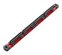 Eighosee Base Magnetica Slidabile 40 Fori 1/4 Bit Esagonale Organizzatore e Supporto per Binario per Biergola per Trapano per Lo Stoccaggio Dei Pezzi di Perforazione