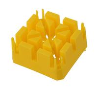 Eighosee Blocco di supporto per nastro per orologiaio e cinturino, accorciamento per braccialetti e orologiai (solo blocco per nastro), Arancione, Giallo Casuale