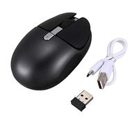 Eighosee Bluetooth dal design ergonomico, mouse muto mini ottico portatile da gioco con ricevitore USB
