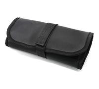 Eighosee Borsa da pesca pieghevole, portatile, multifunzionale, per pesca all'aperto, per esche e esche, Nero