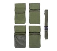 Eighosee Borsa degli attrezzi da cintura cacciavite tela cintura cintura strumento grembiule borsa per attrezzi per esterni