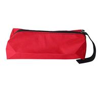 Eighosee Borsa porta attrezzi in tela Oxford impermeabile, con viti e punte da trapano, per pesca, viaggi, trucchi, organizer (rosso), Rosso