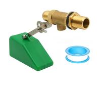 Eighosee Braccio Regolabile Valvola Galleggiante In, Auto da 1/2 Pollice per il Controllo del Livello 'Acqua per Serbatoi D'Acqua, Valvola A Sfera Galleggiante