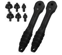 Eighosee Chiave A Cricchetto per Mandrino da Trapano 2 In 1, Chiave A Cricchetto per Mandrino da Trapano 2 In 1, Chiave per Trapano In 4 Pezzi, Confezione da 2