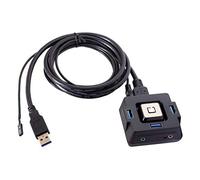 Eighosee Commutatore desktop multifunzionale del computer Usb3.0 con la scheda audio