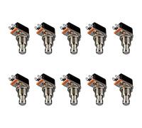 Eighosee Confezione da 10 pulsanti momentanei SPST per effetti a pedale per chitarra