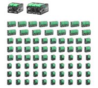 Eighosee Connettori di Giunzione A Filo Elettrico Push-In 75pcs 24-12 Filo A Leva AWG 2/3/5 Kit di Combinazione Rapida Conduttore