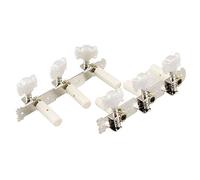 Eighosee Coppia di accordatori per chitarra classica, colore beige, grigio