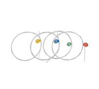 Eighosee Corde per ukulele, chitarra acustica, ukulele, accessori di ricambio per strumenti musicali (5 set)