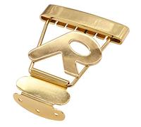 Eighosee Cordiera per chitarra, ponte in metallo a forma di R, 6 corde, semi , parte di ricambio per chitarra jazz