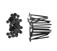 Eighosee Cravo per da 100 Pezzi per Fibbia Nylon Cravatta Multiuso per Auto per la Riparazione Giornaliera, Coperchio del Pannello Interno del Bagagliaio