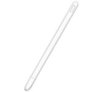 Eighosee Custodia protettiva per penna stilo a pressione per matita 2 custodie portatile in morbido silicone accessorio bianco