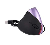 Eighosee Design ergonomico verticale mouse ottico USB mouse dolore al polso viola