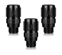 Eighosee Discussione del Tubo Femminile da 3/4 "X Filo per Tubo Maschile 3/4" per Regolatore di Pressione di A Goccia - 3 PC 25 Psi
