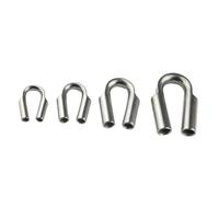 Eighosee Ditale per Cavi Ditale per Funi In Acciaio Inossidabile Ditale per Funi Rigging per Funi Metalliche Metalliche Catena per Funi Metalliche Ditale per Rastrelliere Strumento