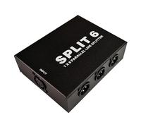 Eighosee Divisore di Segnale Passivo XLR 1 In 6 Out, Interfaccia XLR per Distributore di Segnale, Distributore di Segnale XLR Bilanciato