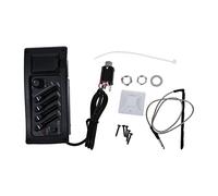 Eighosee Equalizzatore amplificatore preamplificatore chitarra EQ preamplificatore a 4 bande preamplificatore Acoustic Piezo 7545r