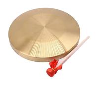 Eighosee Gong e Tamburi da 15,5 cm da 6 Pollici Strumenti Folk A Percussione Orff Gong e Tamburi per Performance All'Aperto Facile da Usare